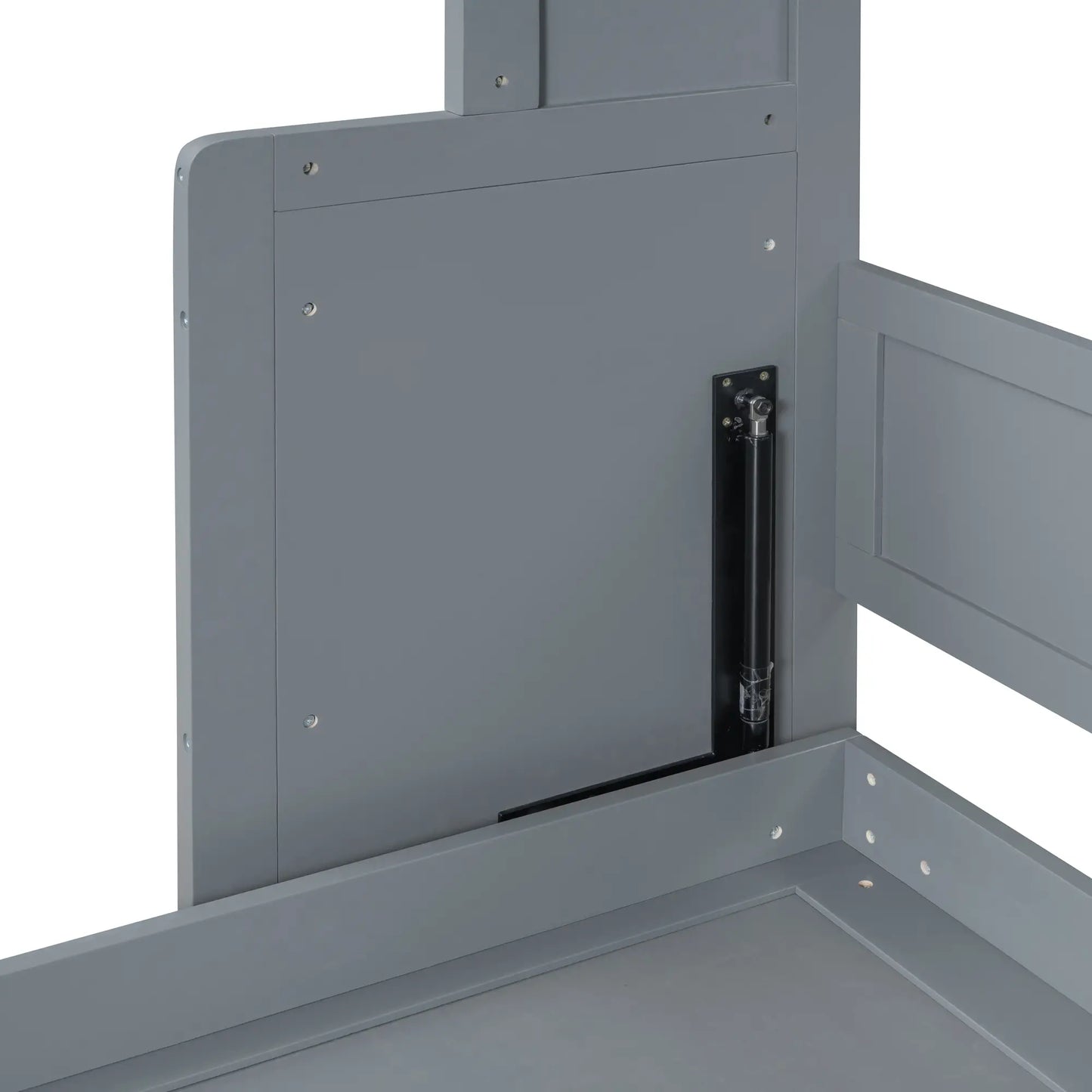 Aosom Murphy Wall Bed Murphy Bed with Storage and Closet - Available in 2 Sizes and 2 Colours