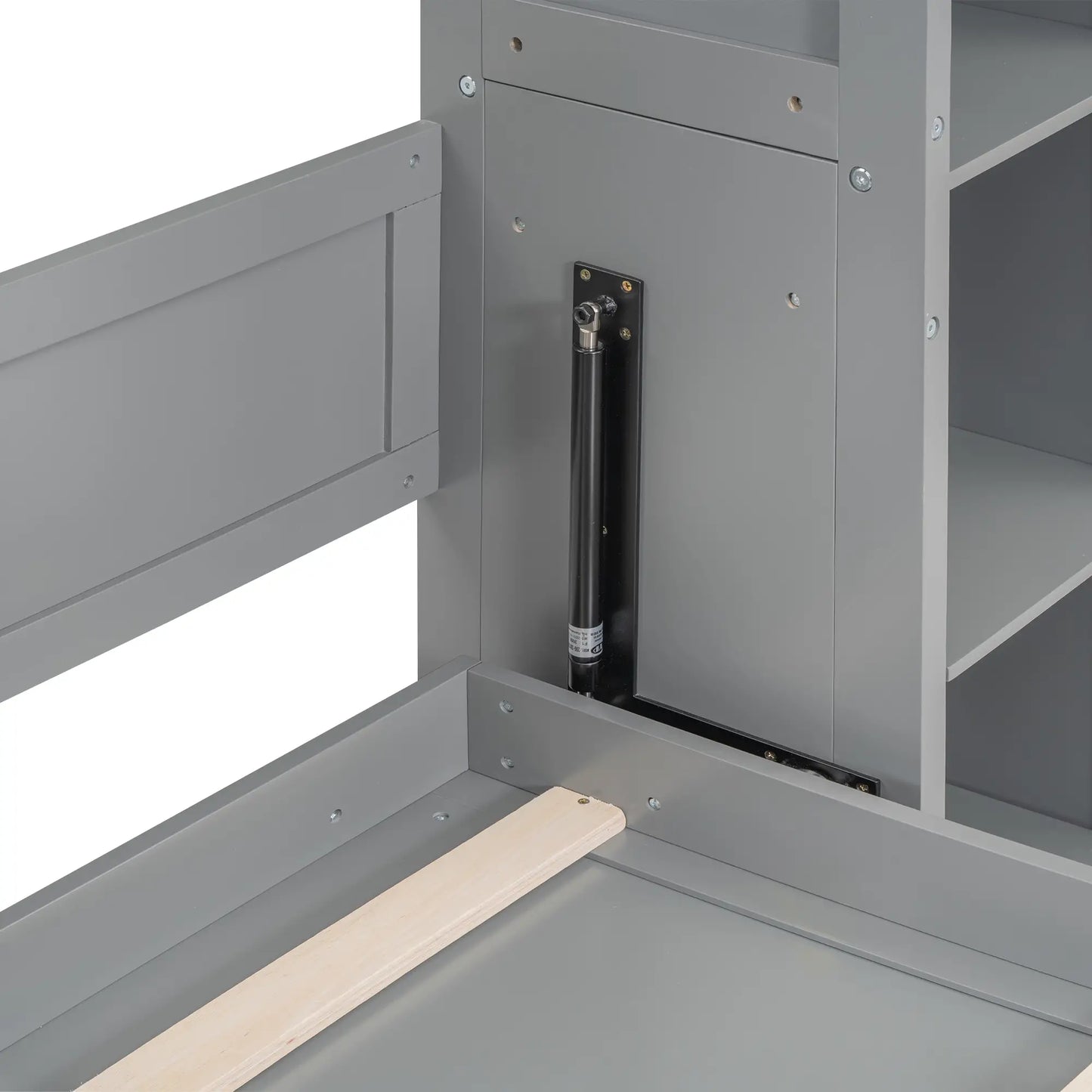 Aosom Murphy Wall Bed Murphy Wall Bed with Storage Shelves and LED Lights - Available in 2 Sizes and 2 Colours