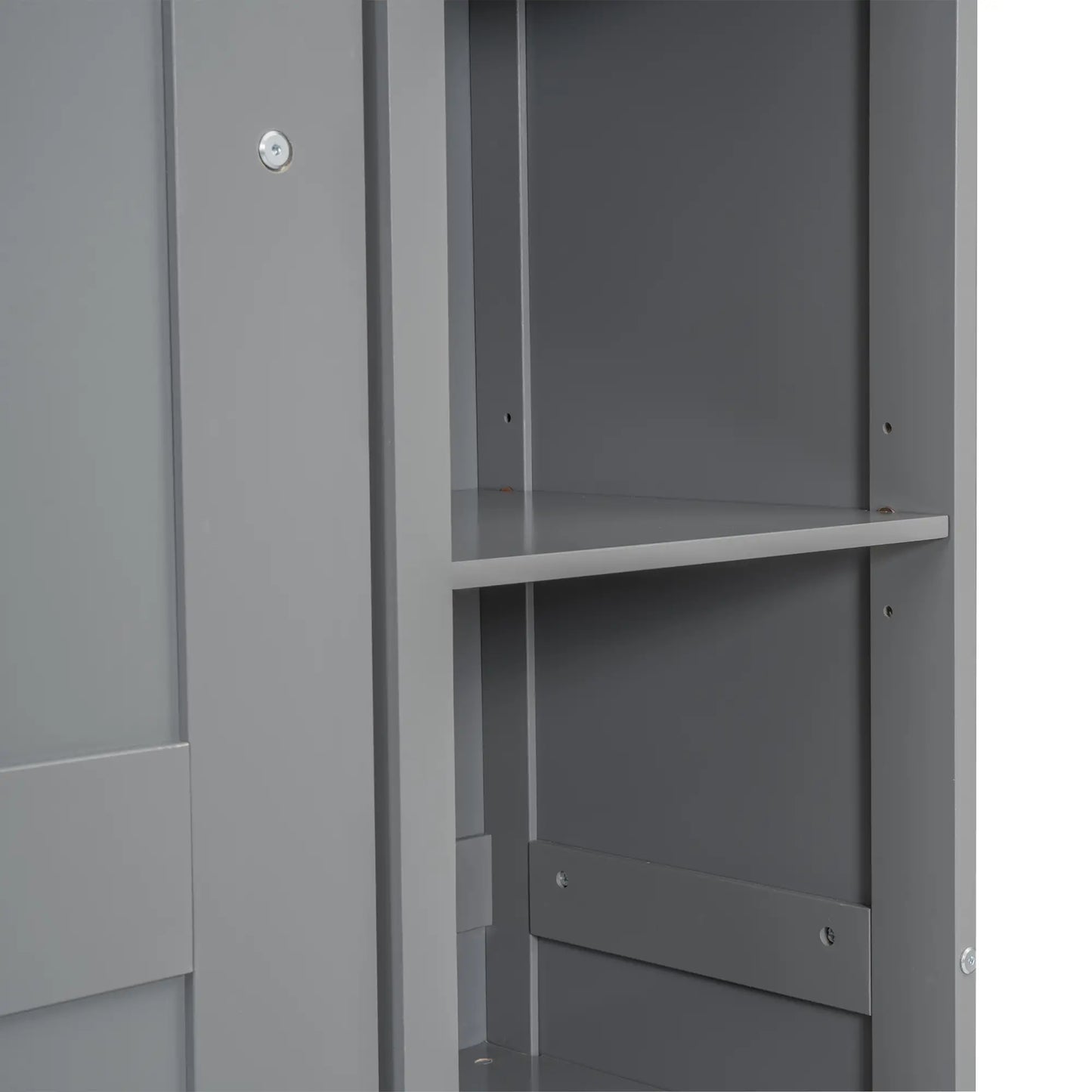 Aosom Murphy Wall Bed Murphy Wall Bed with Storage Shelves and LED Lights - Available in 2 Sizes and 2 Colours