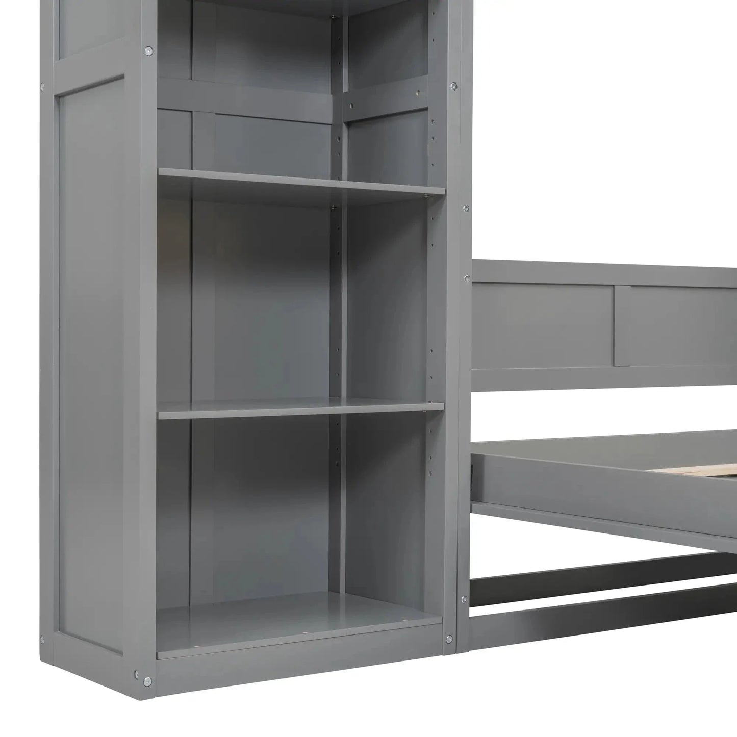 Aosom Murphy Wall Bed Murphy Wall Bed with Storage Shelves - Available in 2 Sizes and 2 Colours