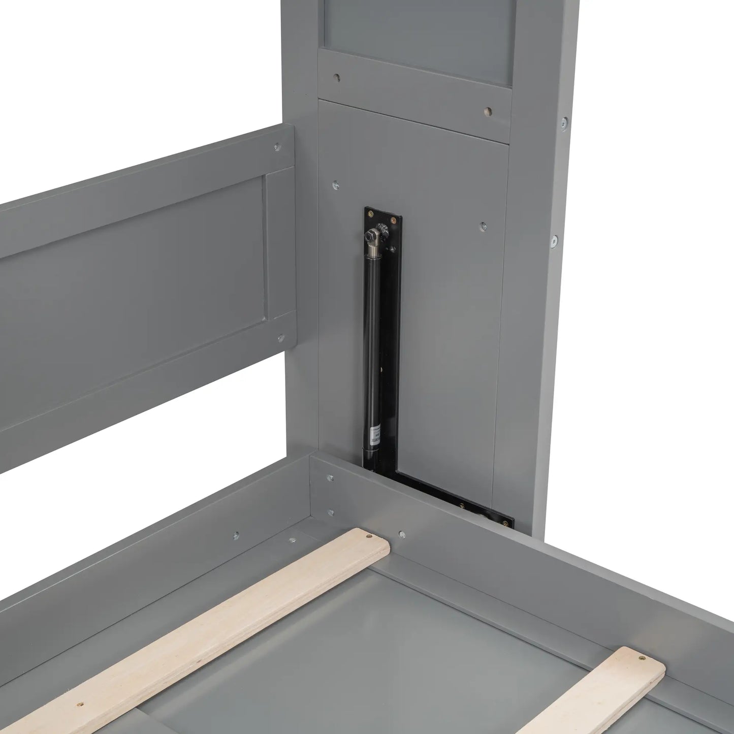 Aosom Murphy Wall Bed Murphy Wall Bed with Storage Shelves - Available in 2 Sizes and 2 Colours