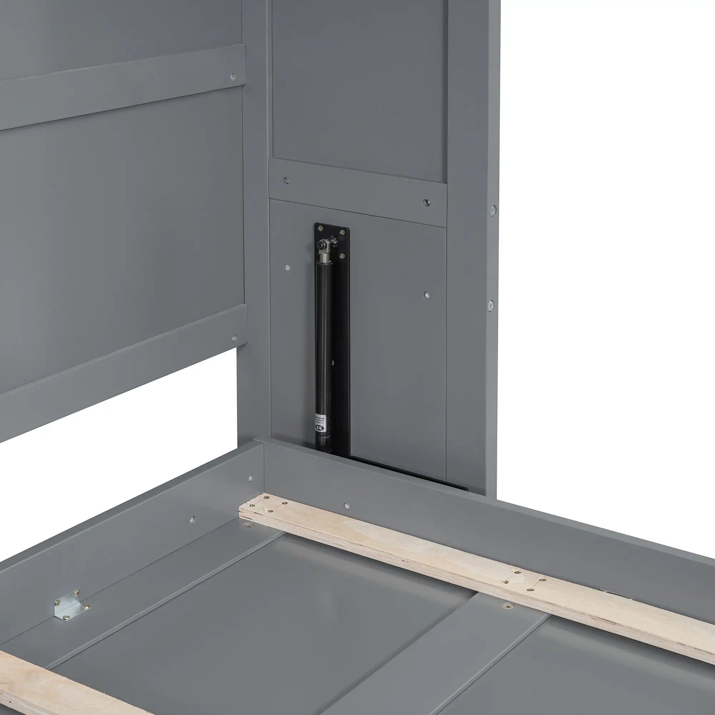 Aosom Murphy Wall Bed Queen Size Murphy Wall Bed with Storage - Available in 2 Colours