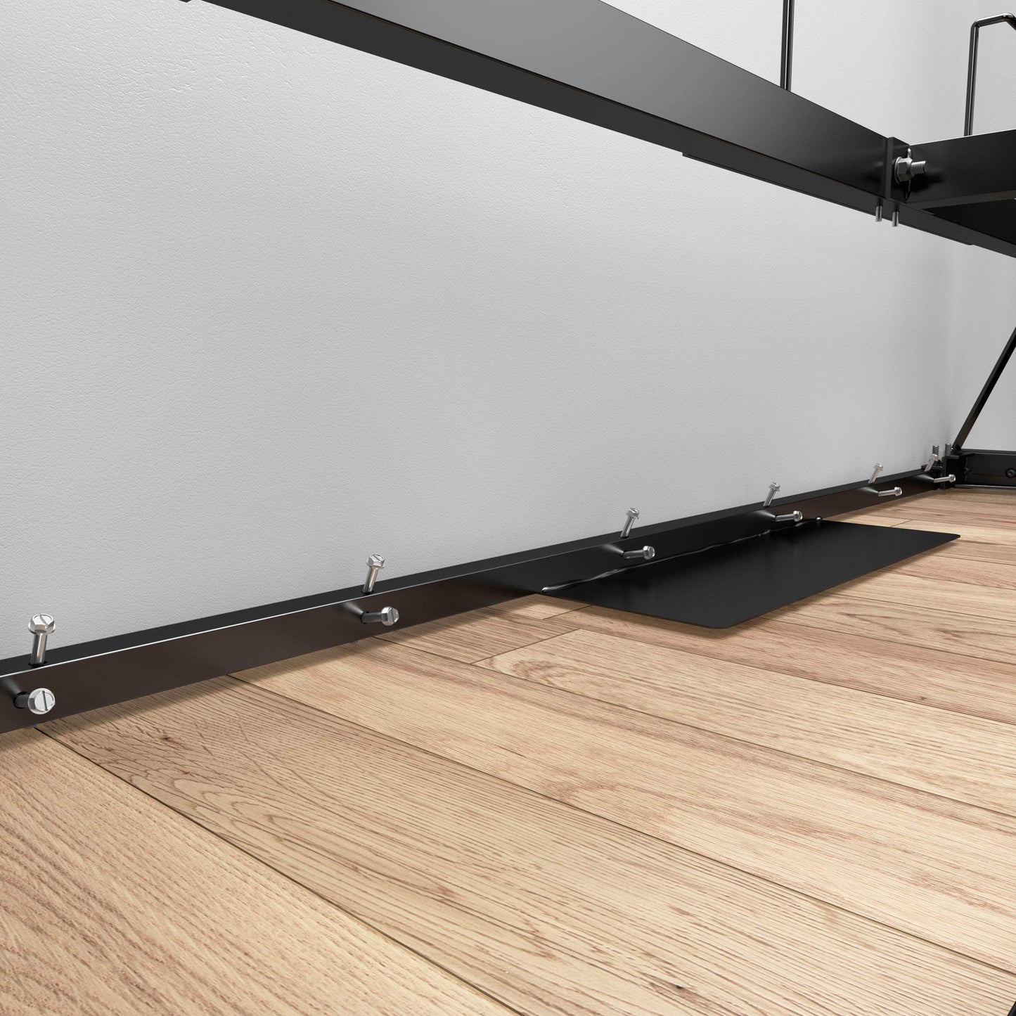 Modubox Murphy Wall Bed Lumina Queen Murphy Bed with Desk and 1 Storage Unit - Available in 2 Colours