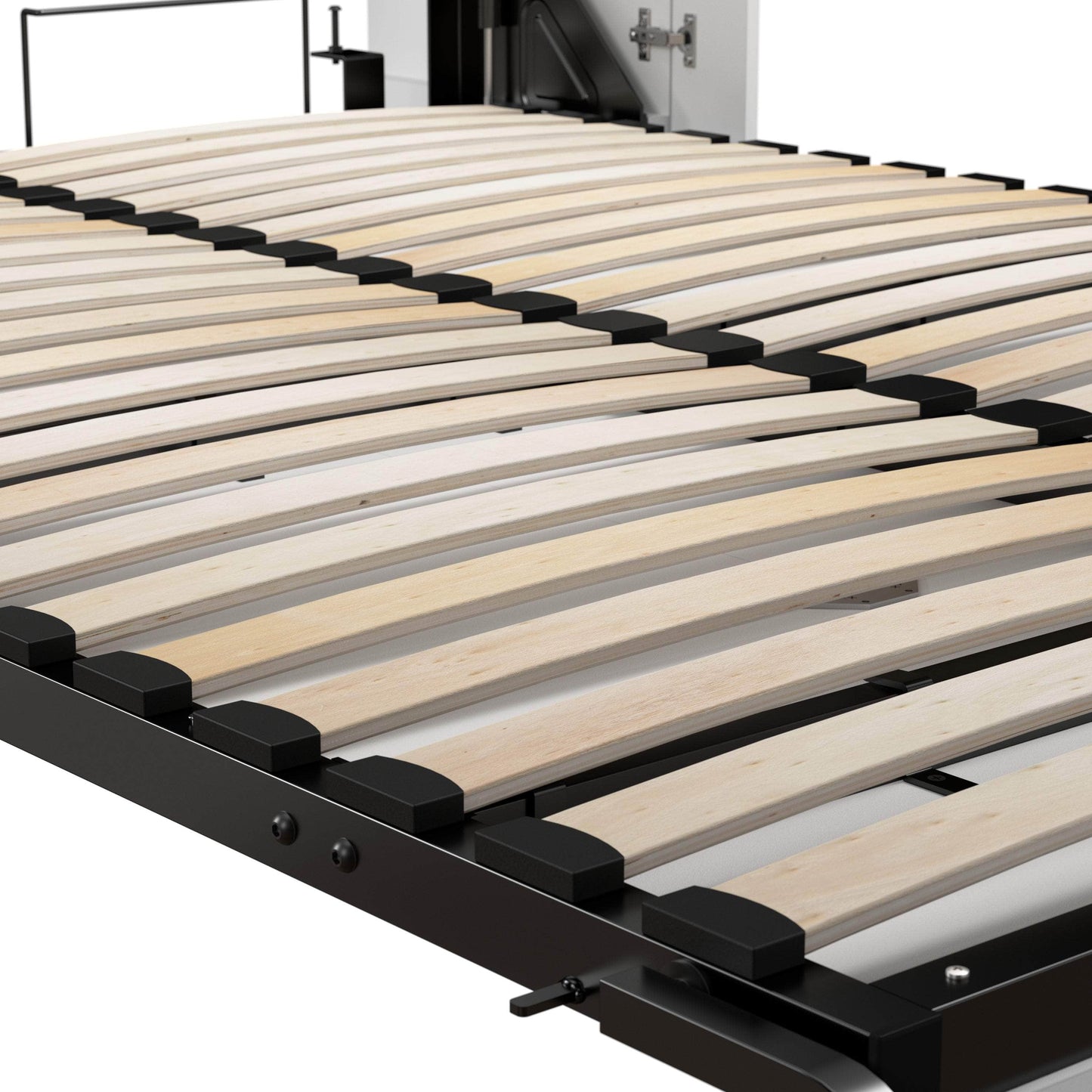 Modubox Murphy Wall Bed Lumina Queen Murphy Bed with Desk and 1 Storage Unit - Available in 2 Colours
