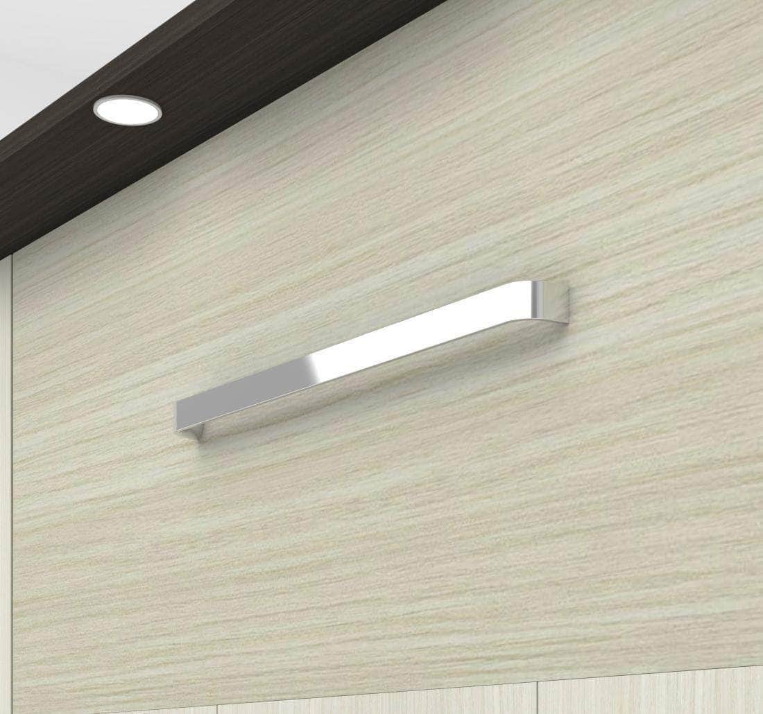 Modubox Murphy Wall Bed Lumina Queen Murphy Bed with Desk and 1 Storage Unit in White Chocolate