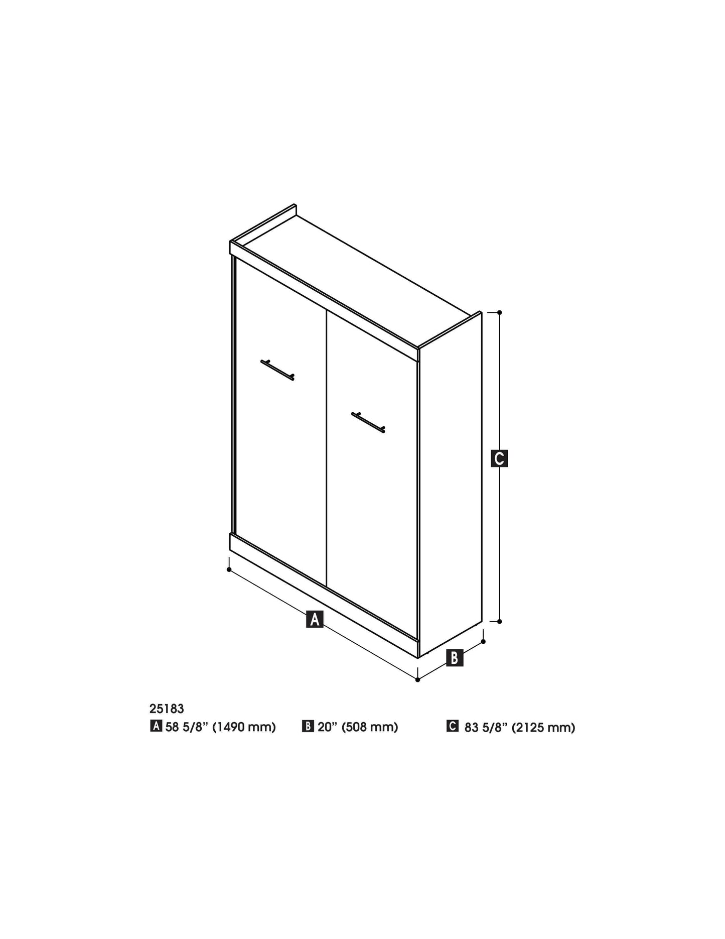 Modubox Murphy Wall Bed White Nebula Full Murphy Bed and a Sofa - White