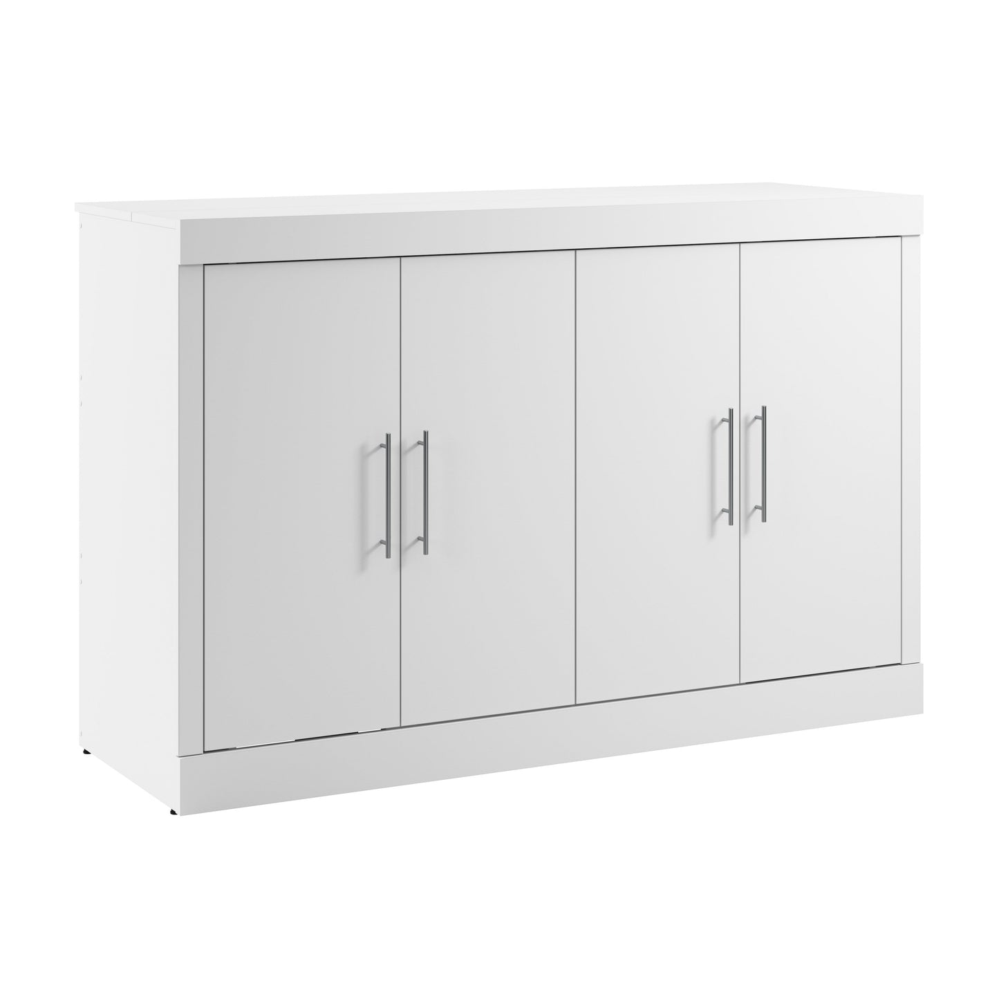 Modubox Nebula 69W Full Cabinet Bed with Matteress in White