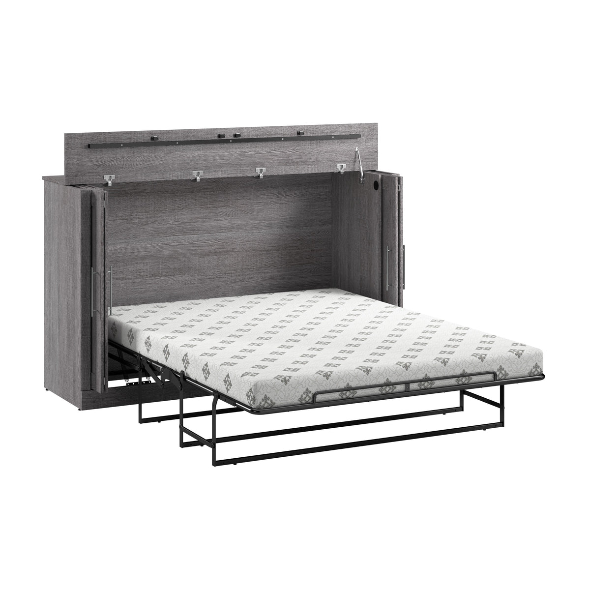 Modubox Pur 75W Queen Cabinet Bed with Mattress, image 17