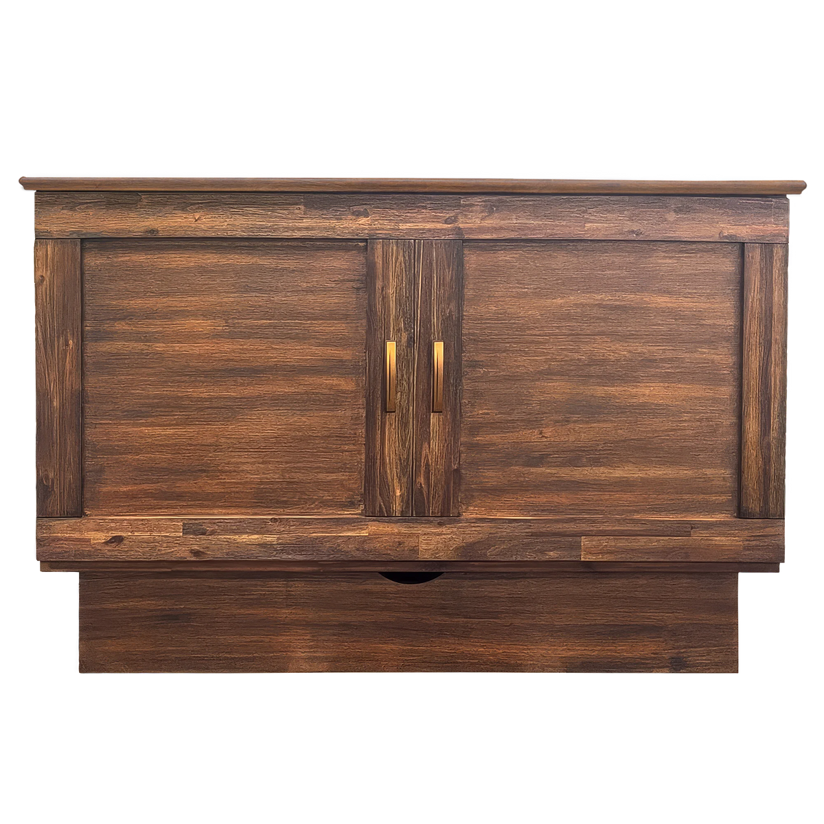 Tuscany Murphy Cabinet Bed in Brushed Acacia - Available in 2 Sizes