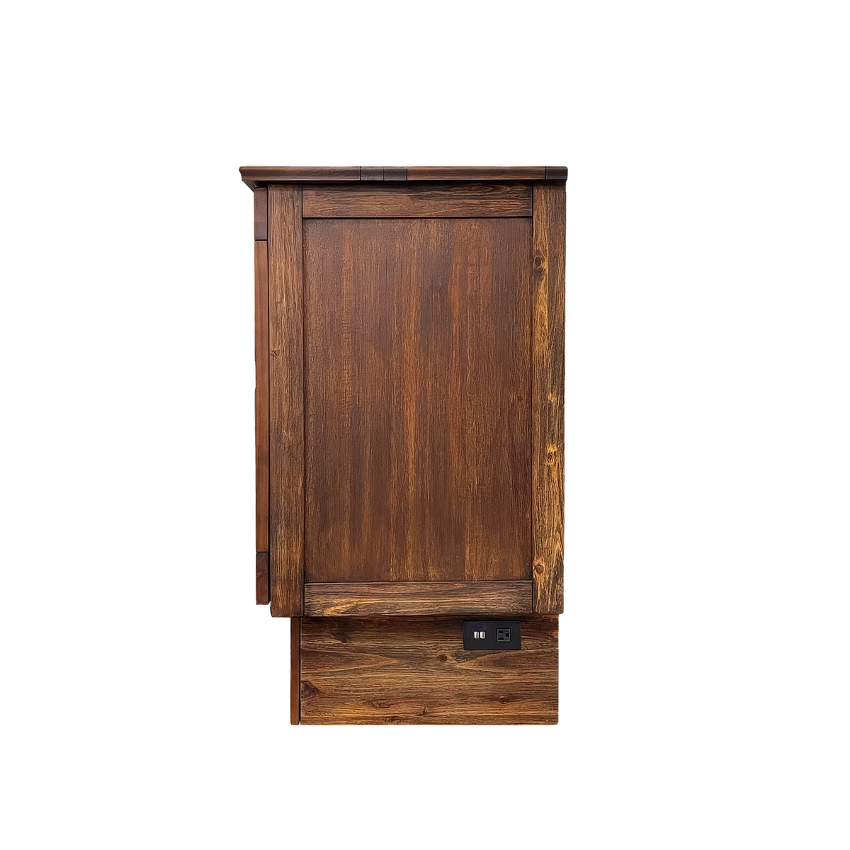 Tuscany Murphy Cabinet Bed in Brushed Acacia - Available in 2 Sizes