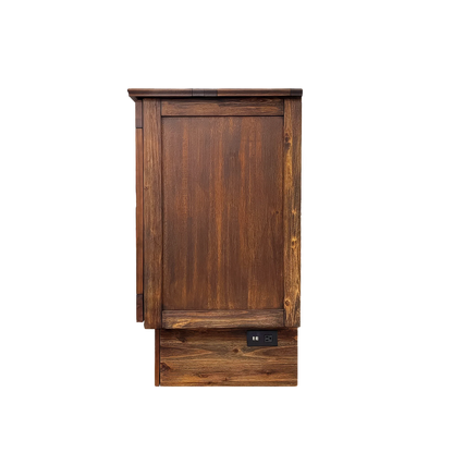 Tuscany Murphy Cabinet Bed in Brushed Acacia - Available in 2 Sizes