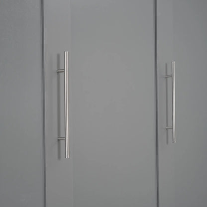 Aosom Murphy Wall Bed Murphy Wall Bed with Storage Shelves and LED Lights - Available in 2 Sizes and 2 Colours