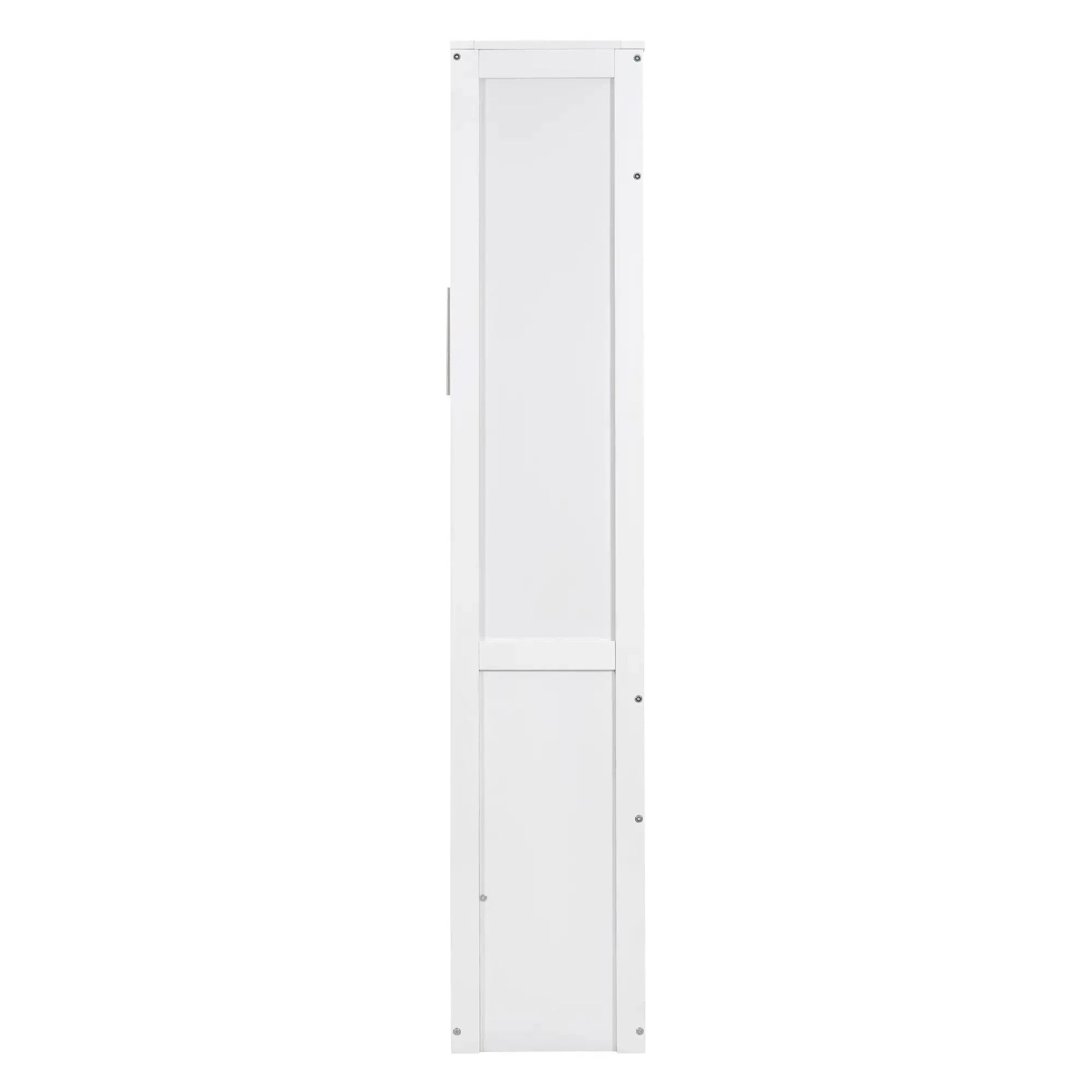 Aosom Murphy Wall Bed Murphy Wall Bed with Storage Shelves - Available in 2 Sizes and 2 Colours