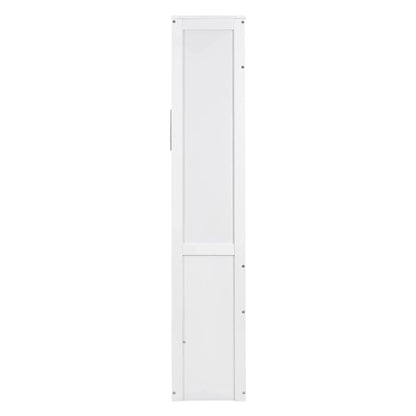 Aosom Murphy Wall Bed Murphy Wall Bed with Storage Shelves - Available in 2 Sizes and 2 Colours