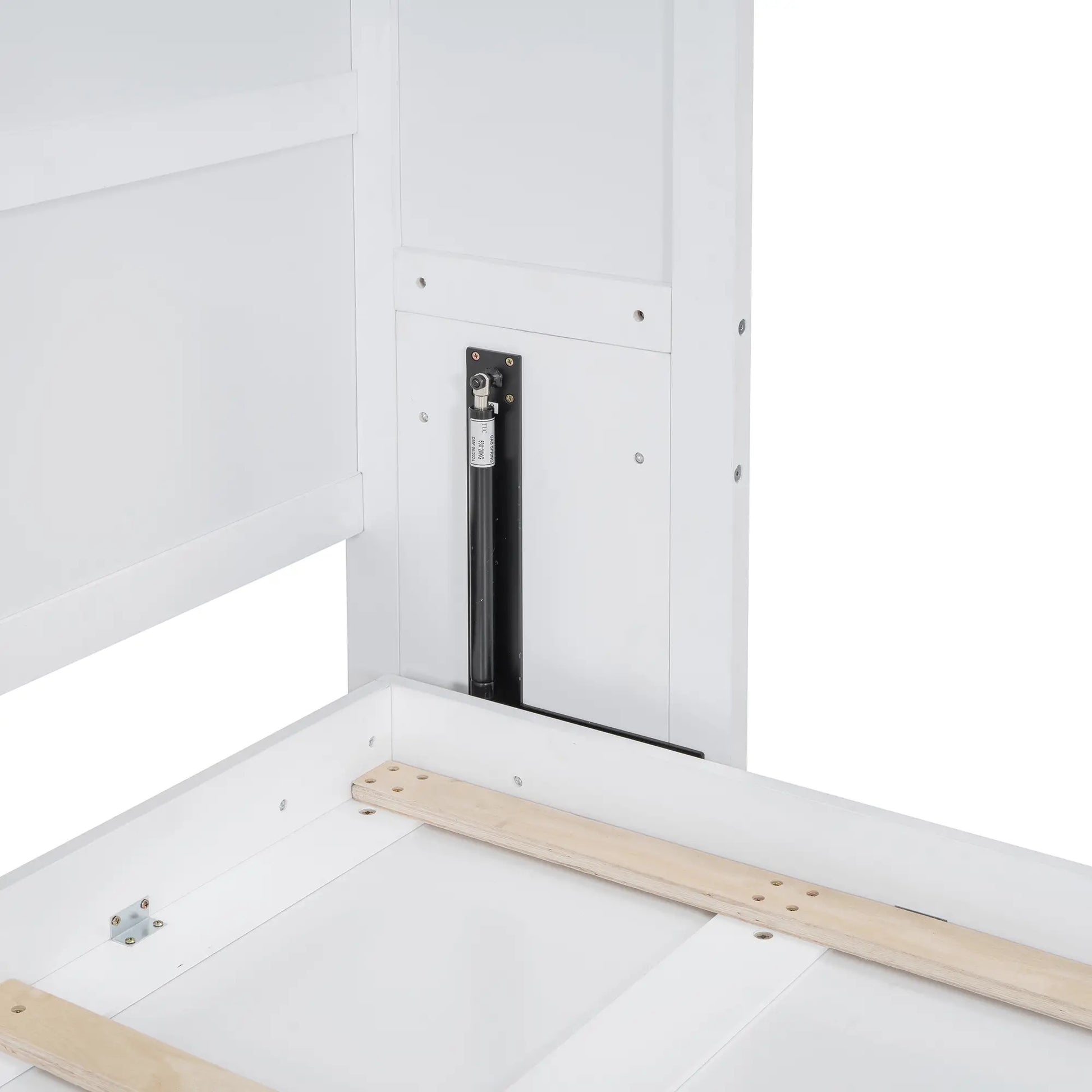 Aosom Murphy Wall Bed Queen Size Murphy Wall Bed with Storage - Available in 2 Colours