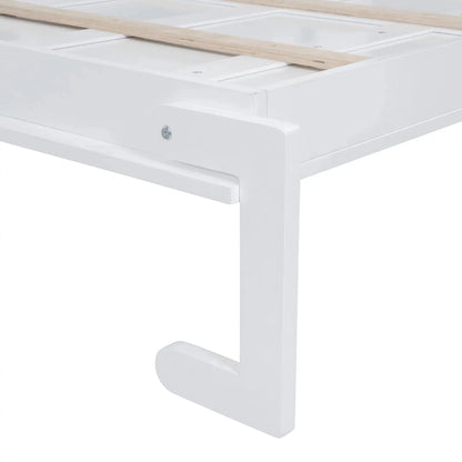 Aosom Murphy Wall Bed Queen Size Murphy Wall Bed with Storage - Available in 2 Colours