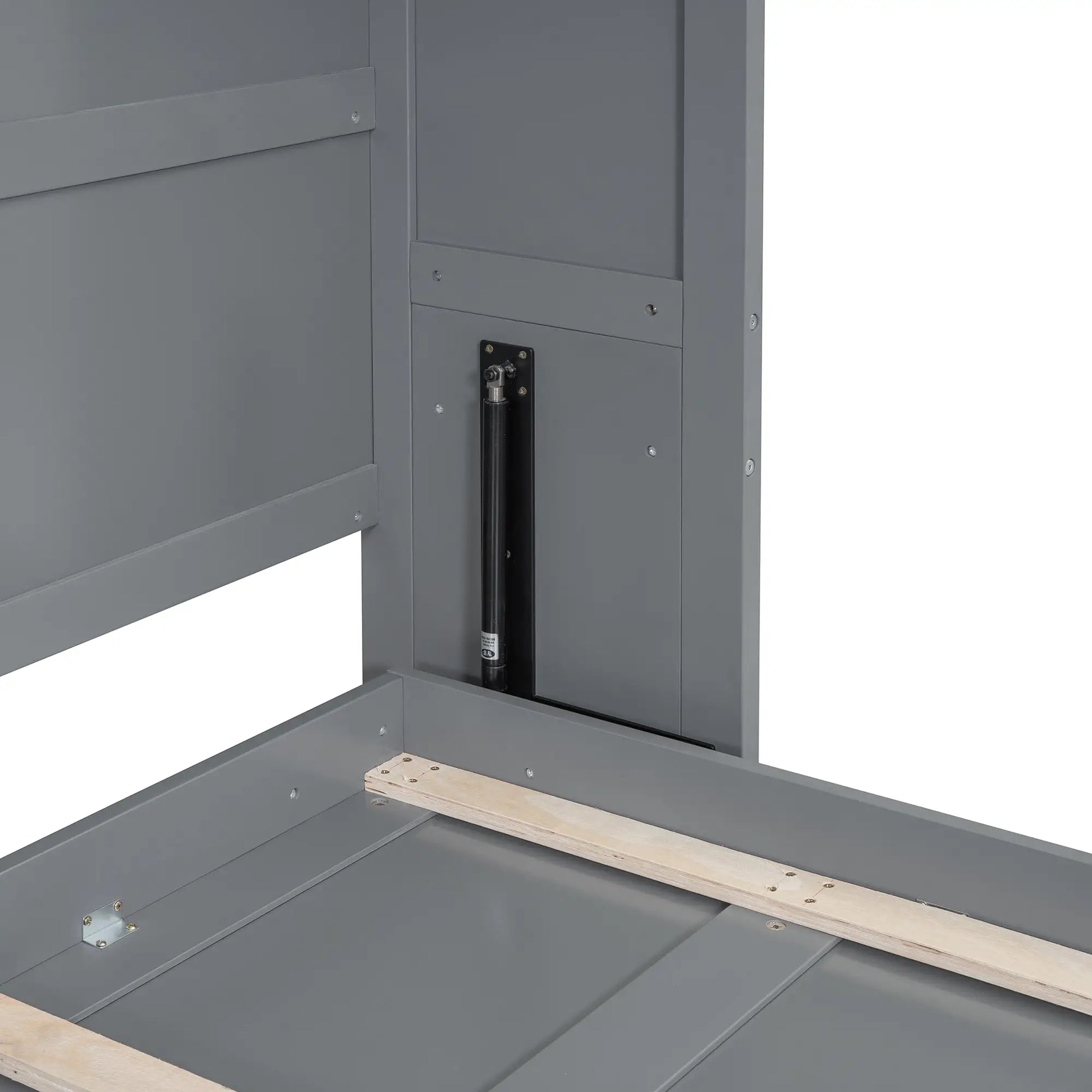 Aosom Murphy Wall Bed Queen Size Murphy Wall Bed with Storage - Available in 2 Colours