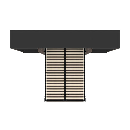 Modubox Murphy Wall Bed Orion 118"W Full Murphy Wall Bed and 2 Shelving Units - Available in 2 Colours