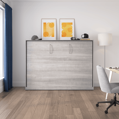 Pending - Modubox Claremont 80"W Full Horizontal Murphy Bed - Available in 2 Colours