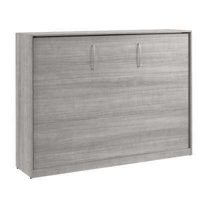 Pending - Modubox Platinum Grey Claremont 80"W Full Horizontal Murphy Bed - Available in 2 Colours