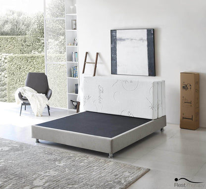 Rest Therapy 6 Inch Exhilarate Tri Fold Bamboo Cool Gel Memory Foam Mattress, image 5