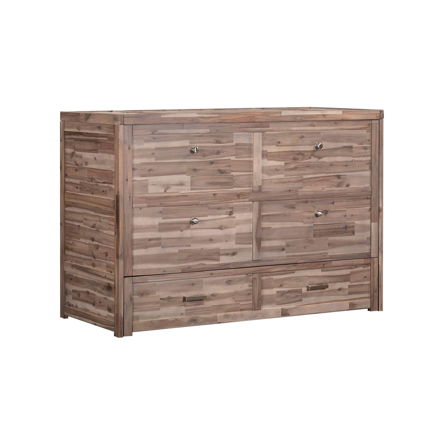 Stow Queen Size Murphy Bed Cabinet with Gel Memory Foam Mattress - Available in 4 Colours