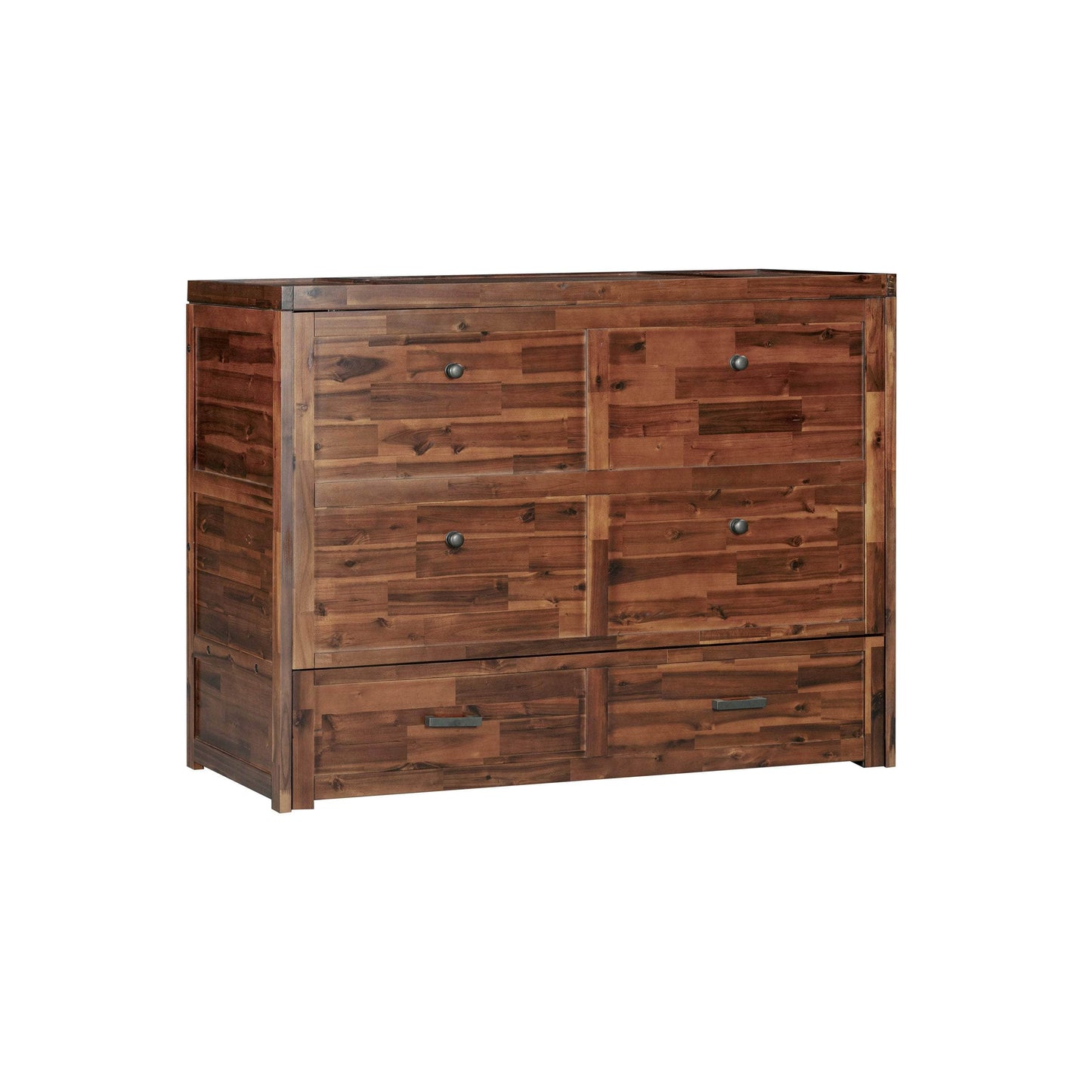 Stow Full Size Murphy Bed Cabinet with Gel Memory Foam Mattress - Available in 4 Colours