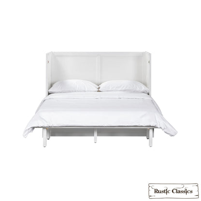 Stow Full Size Murphy Bed Cabinet with Gel Memory Foam Mattress - Available in 4 Colours
