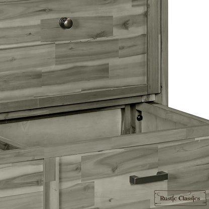 Stow Full Size Murphy Bed Cabinet with Gel Memory Foam Mattress - Available in 4 Colours