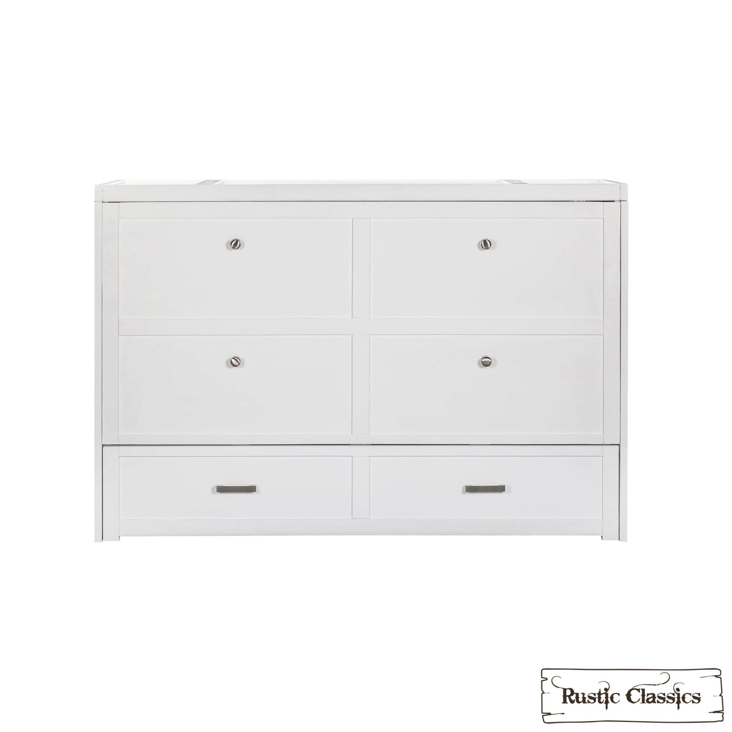 Stow Queen Size Murphy Bed Cabinet Only - No Mattress - Available in 4 Colours