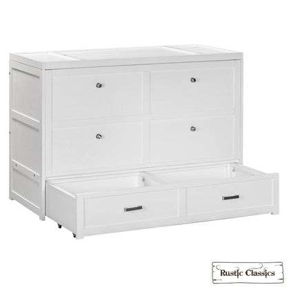 Stow Queen Size Murphy Bed Cabinet Only - No Mattress - Available in 4 Colours