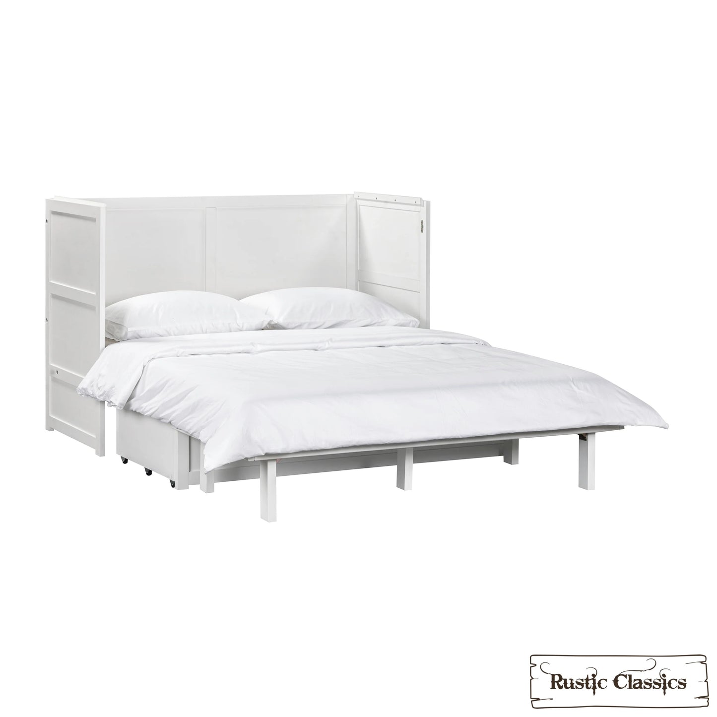 Stow Queen Size Murphy Bed Cabinet Only - No Mattress - Available in 4 Colours