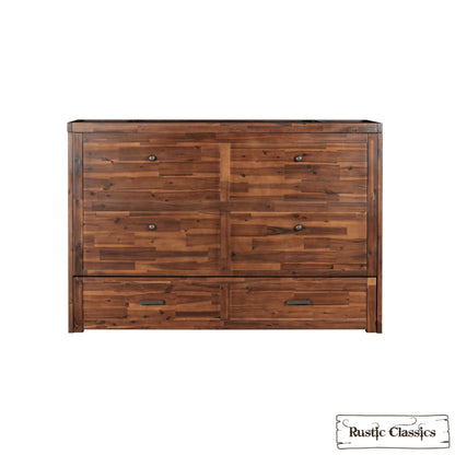 Stow Queen Size Murphy Bed Cabinet Only - No Mattress - Available in 4 Colours