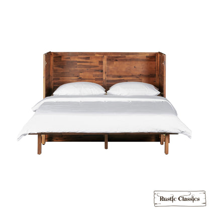 Stow Queen Size Murphy Bed Cabinet Only - No Mattress - Available in 4 Colours