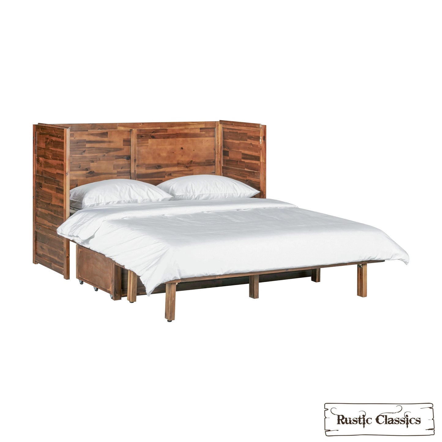 Stow Queen Size Murphy Bed Cabinet Only - No Mattress - Available in 4 Colours