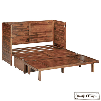 Stow Queen Size Murphy Bed Cabinet Only - No Mattress - Available in 4 Colours