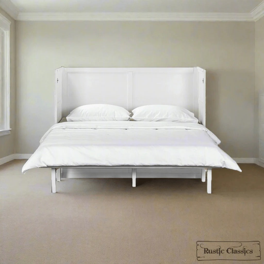 Stow Queen Size Murphy Bed Cabinet Only - No Mattress - Available in 4 Colours