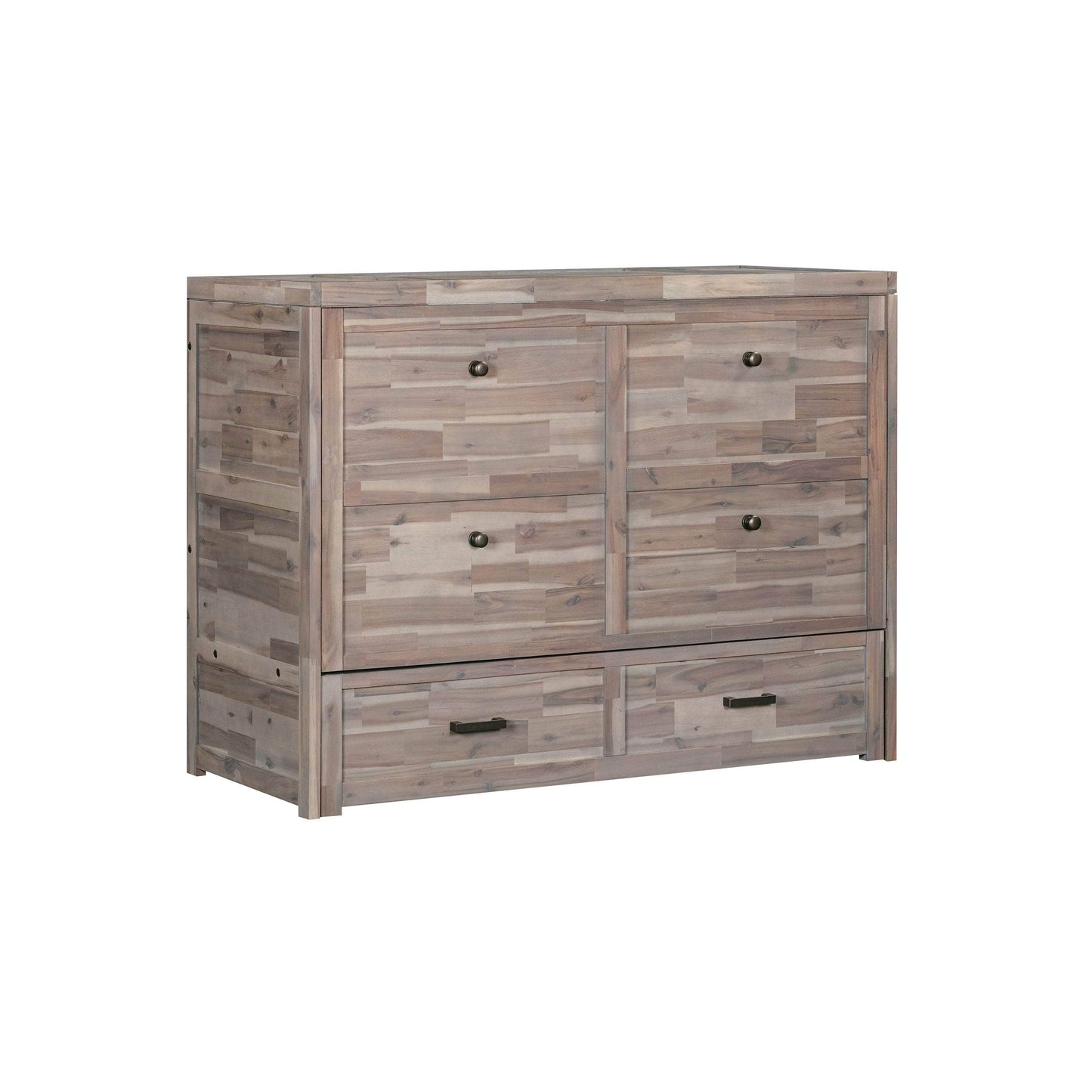 Stow Full Size Murphy Bed Cabinet with Gel Memory Foam Mattress - Available in 4 Colours