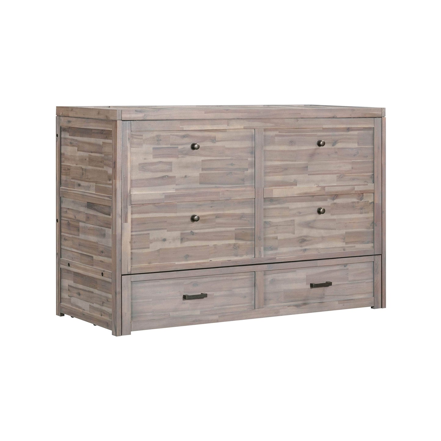 Stow Queen Size Murphy Bed Cabinet with Gel Memory Foam Mattress - Available in 4 Colours