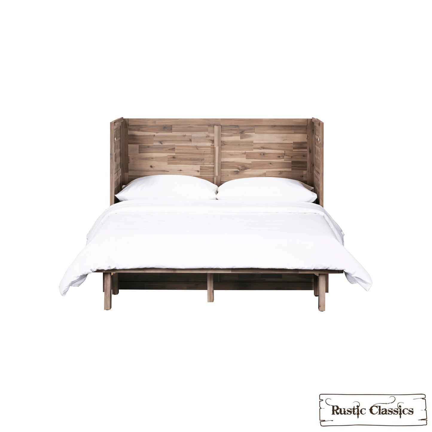 Stow Full Size Murphy Bed Cabinet Only - No Mattress - Available in 4 Colours