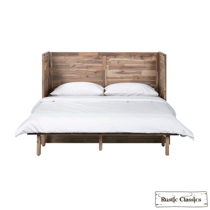 Stow Queen Size Murphy Bed Cabinet with Gel Memory Foam Mattress - Available in 4 Colours