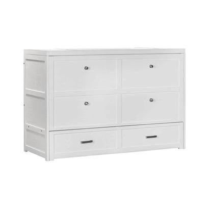 Stow Queen Size Murphy Bed Cabinet Only - No Mattress - Available in 4 Colours